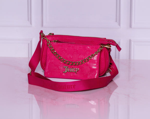 Bolso Crossbody Juicy Couture Rosa Neón